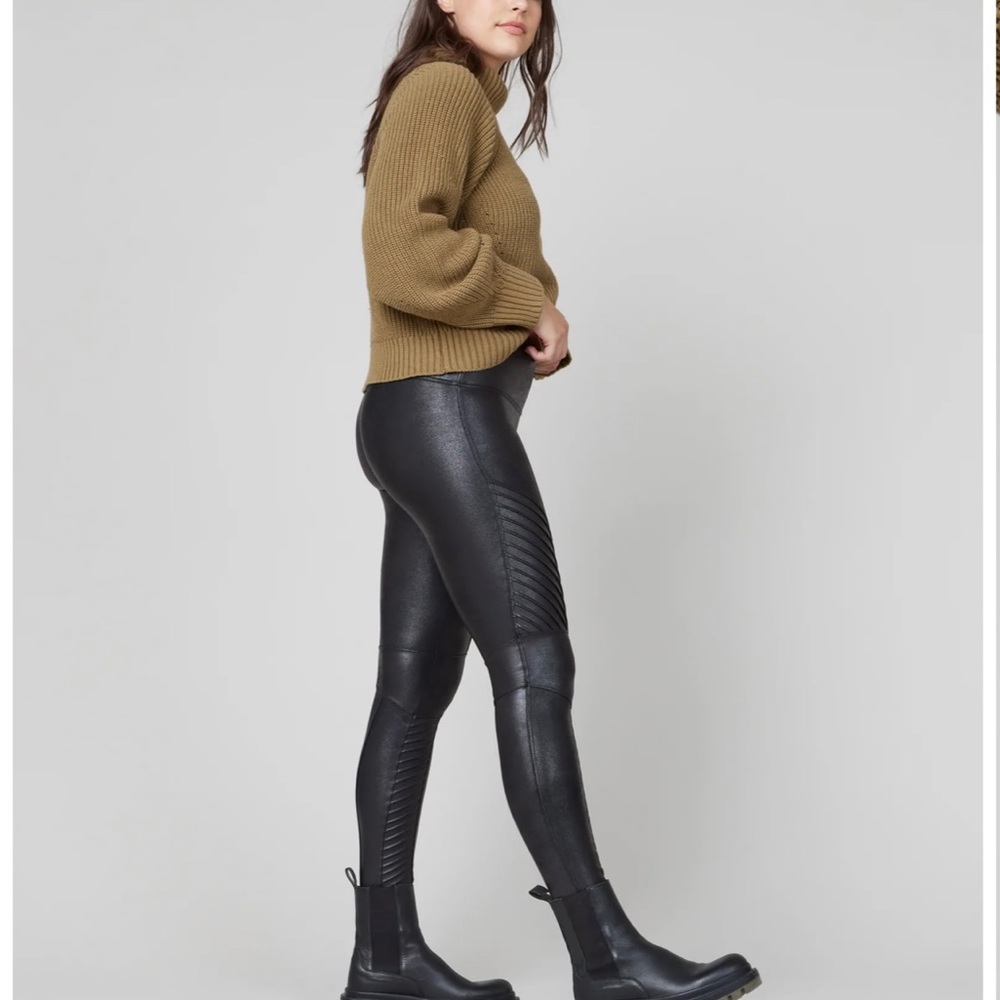 Spanx Moto faux leather Legging